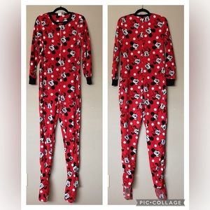 [XL] Disney Mickey Mouse Fleece Onesie Footed